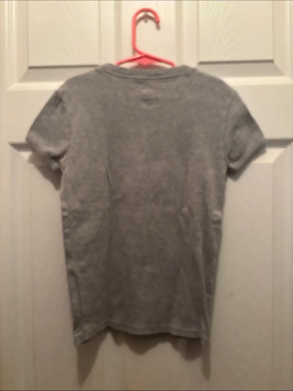 Old Navy Gray Tee with Teal Palm Graphic